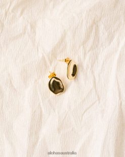 Alohas Women Aurora - Gold Earrings Gold 60BH461203 Alohas Handbags