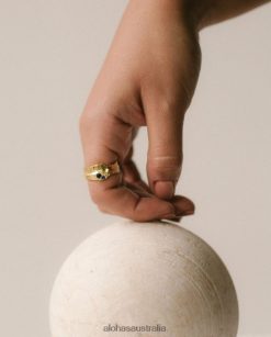 Alohas Women Elixir - Gold Ring Gold 60BH461149 Alohas Handbags