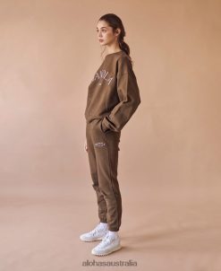 Alohas Women Iconica - Tracksuit Bottoms Brown60BH46673 Alohas Australia