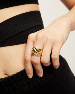 Alohas Women Perseus - Gold Ring Gold 60BH461201 Alohas Australia