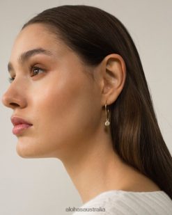 Alohas Women Polar Star - Gold Earrings Gold 60BH461170 Alohas Handbags