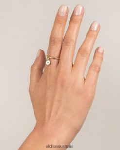 Alohas Women Polar Star - Gold Rings Gold 60BH461140 Alohas Handbags