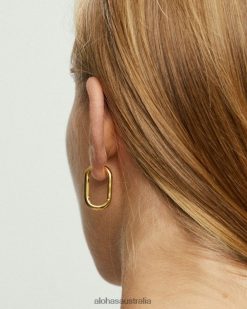 Alohas Women Sagitta - Gold Earrings Gold 60BH461030 Alohas Australia