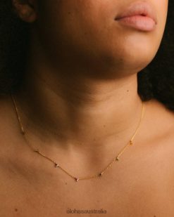 Alohas Women Scintilla - Gold Necklace Gold 60BH461105 Alohas Australia