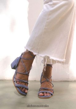 Alohas Women Sophie - Purple Suede Sandals Jasmine Purple 60BH46175 Alohas Australia