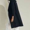 Alohas Women Temptation - Black Wool Coat Black 60BH46883 Alohas Australia
