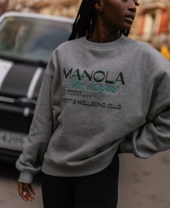 Alohas Women The League - Grey Hooded Sweatshirt60BH46753 Alohas Handbags