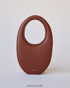 Alohas Women The O - Brown Leather Handbag Tan 60BH461103 Alohas Sandals Australia