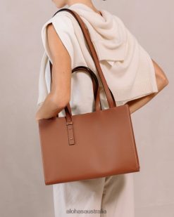 Alohas Women The Z Corn - Brown Vegan Leather Handbag Corn Tan 60BH461032 Alohas Handbags